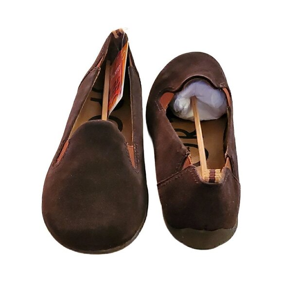 Sporto Demi Brown Suede Ballet Style Flats, Woman's Brown Flats NIB - Picture 2 of 3